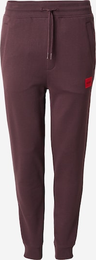 HUGO Housut 'Doak' värissä kastanjanruskea / kirkaanpunainen, Tuotenäkymä