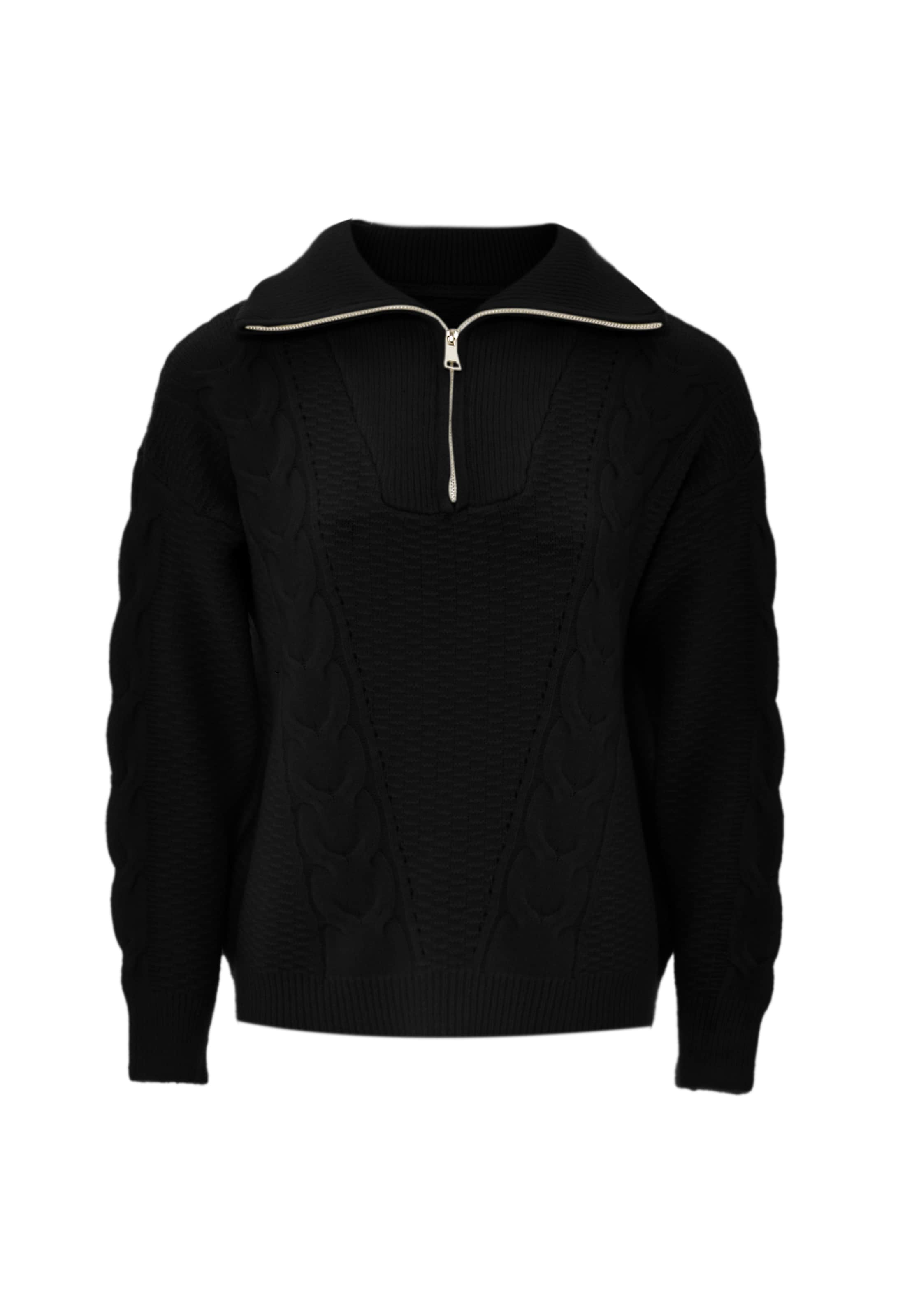 bridgeport Pullover in Schwarz: Vorderseite