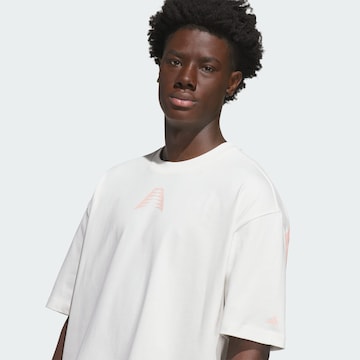 ADIDAS PERFORMANCE Funktionsshirt 'Anthony Edwards Believe That' in Weiß