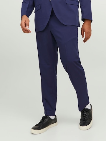 Regular Pantalon à plis 'Franco' Jack & Jones Plus en bleu : devant