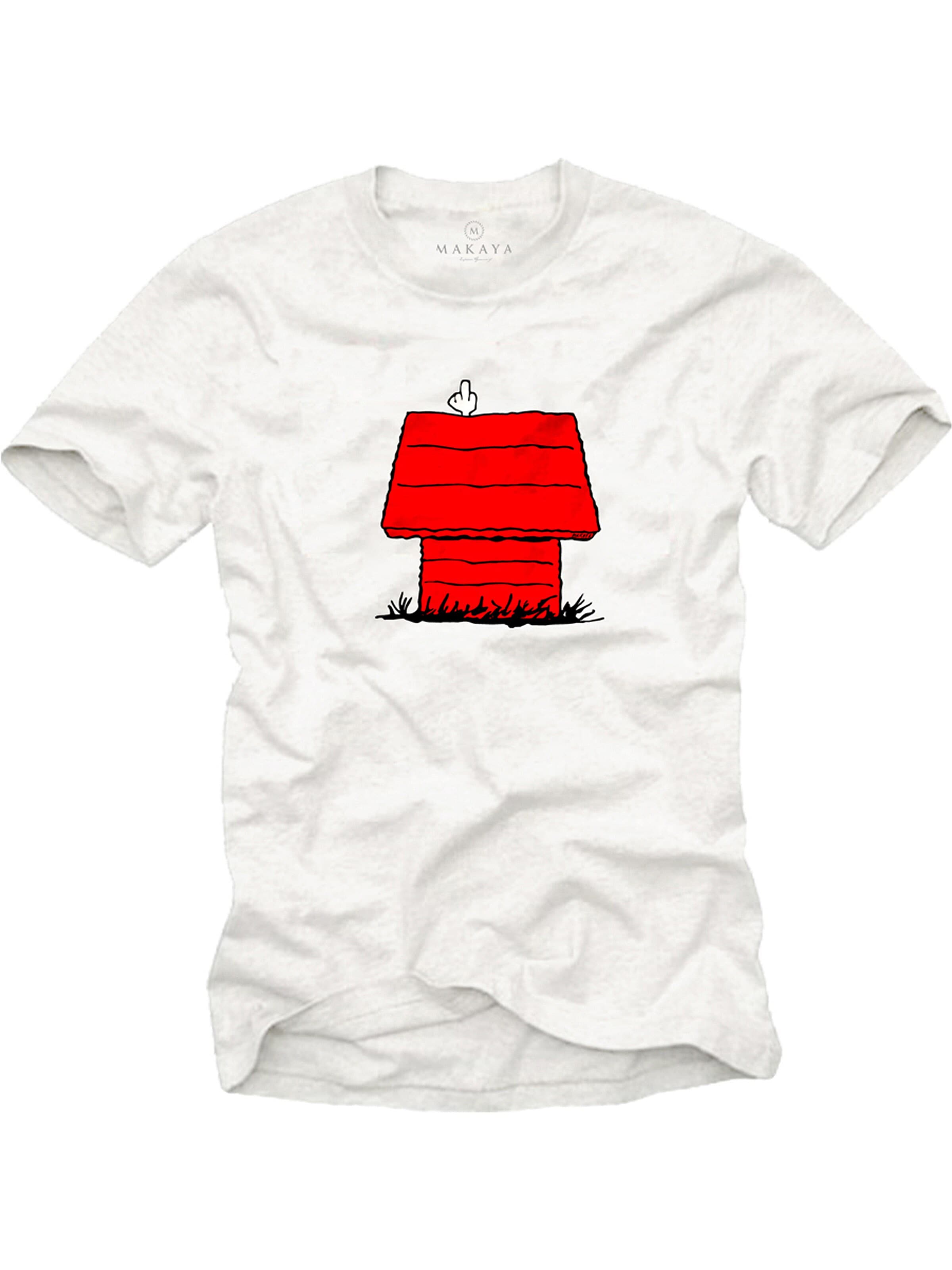 MAKAYA Shirt 'Dog House' in White: front