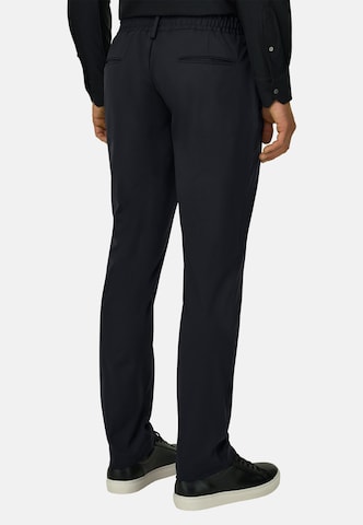Boggi Milano Slim fit Chino trousers in Black: back