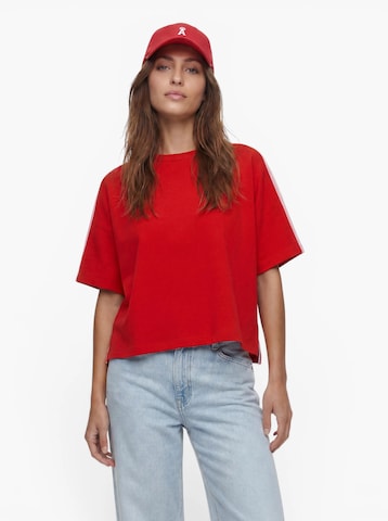 PIECES Sweatshirt 'PCCHILLI' in Red: front