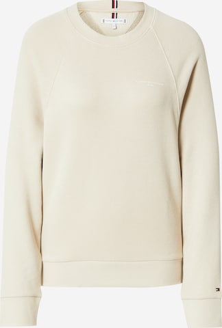 Sweat-shirt TOMMY HILFIGER en blanc : devant