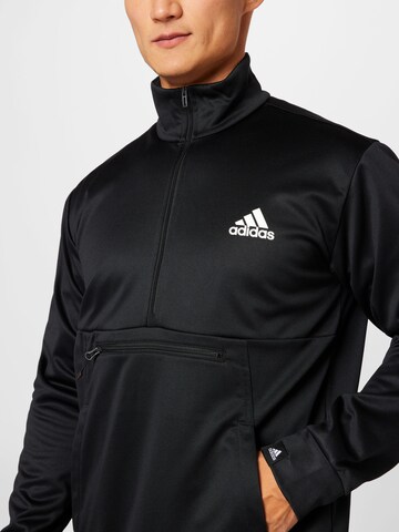 ADIDAS SPORTSWEAR Sportsweatshirt 'Aeroready Game And Go Small Logo ' in Zwart