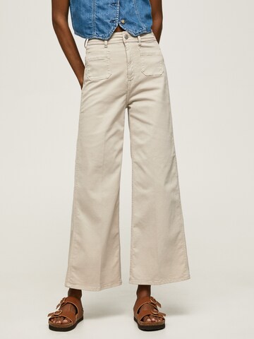 Pepe Jeans Loosefit Broek 'Lexa' in Grijs: voorkant