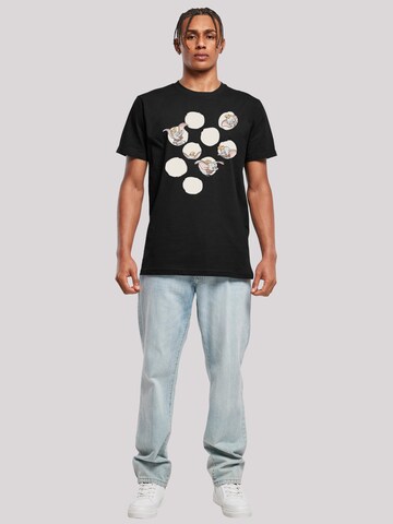 T-Shirt 'Disney Dumbo Peekaboo' F4NT4STIC en noir