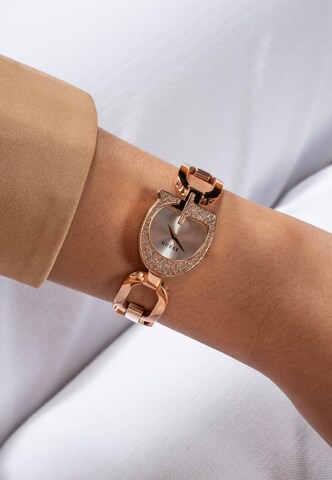 GUESS Analoog horloge 'GIA' in Goud