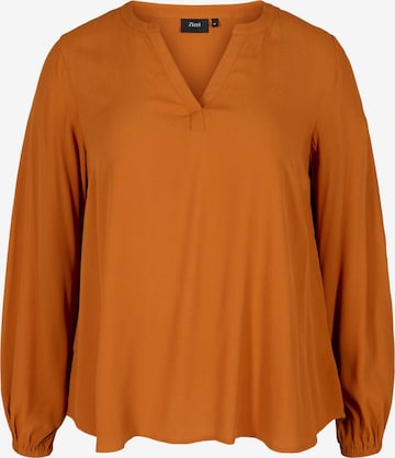 Zizzi Blouse in Orange: front