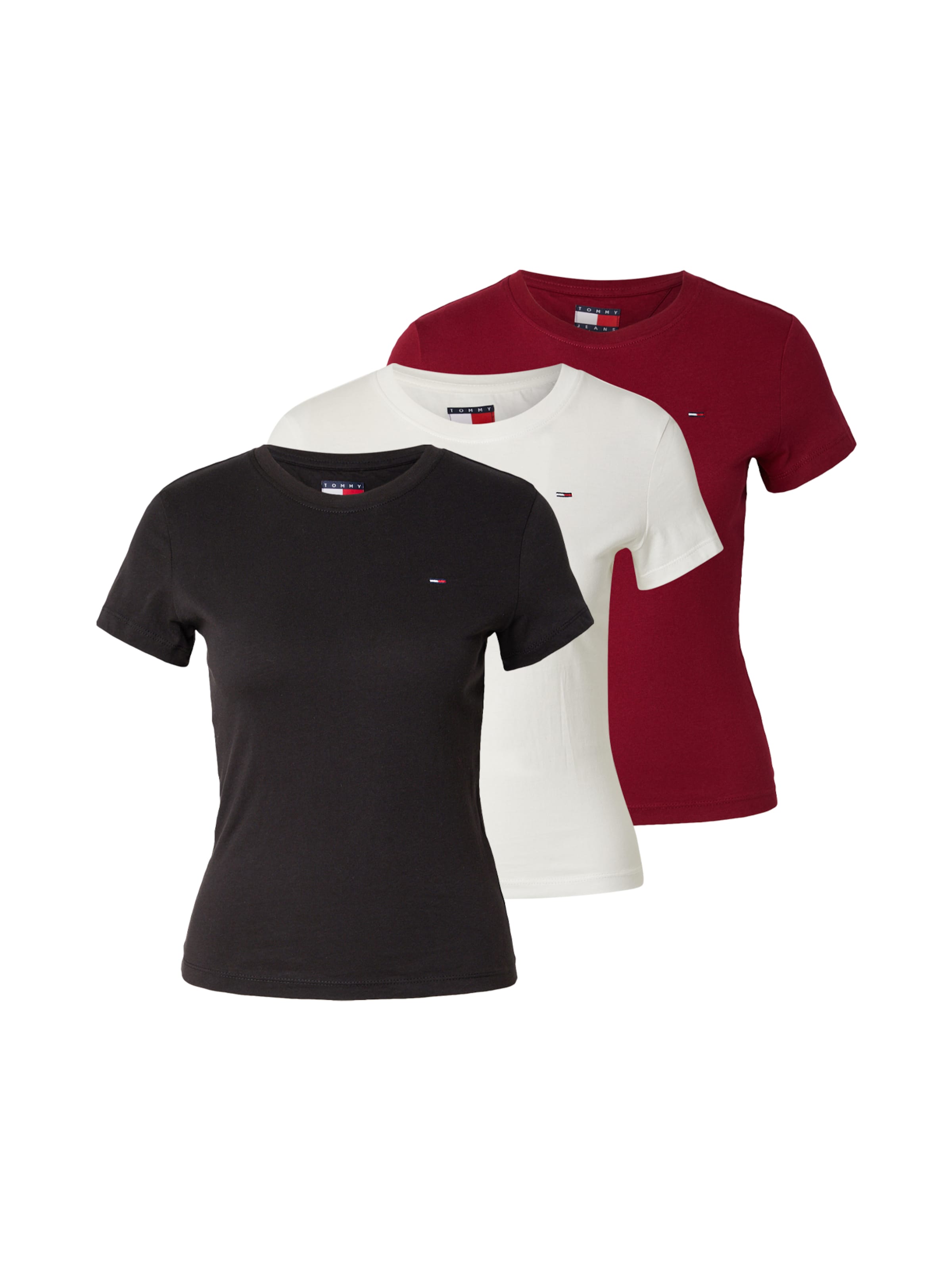 Tommy Jeans - Camisa em vermelho: frente