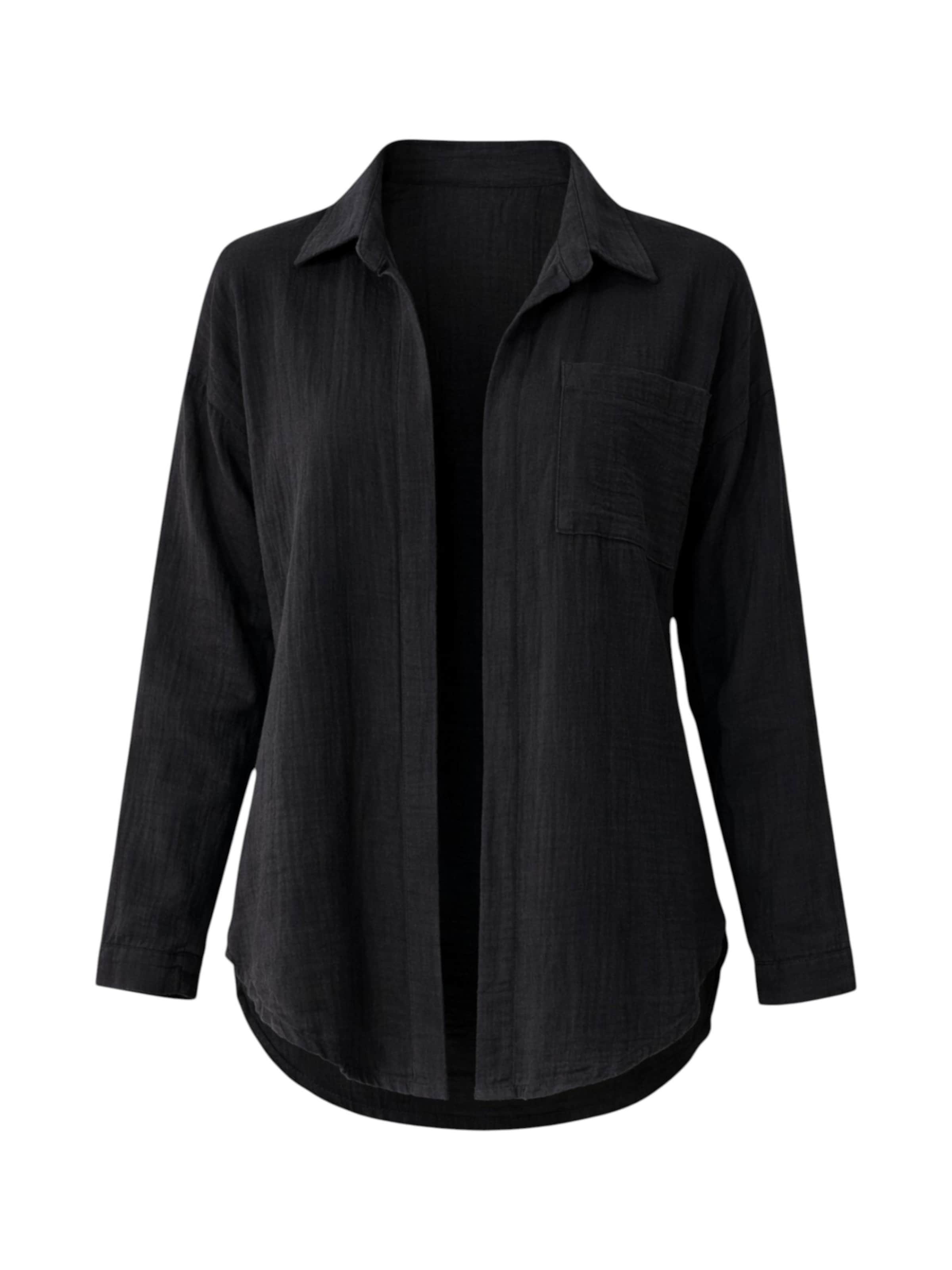 WENOR Bluse 'NALYA'‌‌‌‌‌‌ in Schwarz: Vorderseite