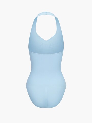 Body modelant 'Neckholder Bodysuit mit Slip' cfab (formerly creamy fabrics) en bleu