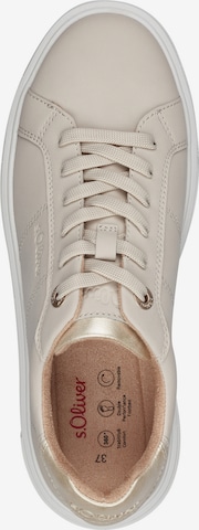 s.Oliver - Zapatillas deportivas bajas en beige