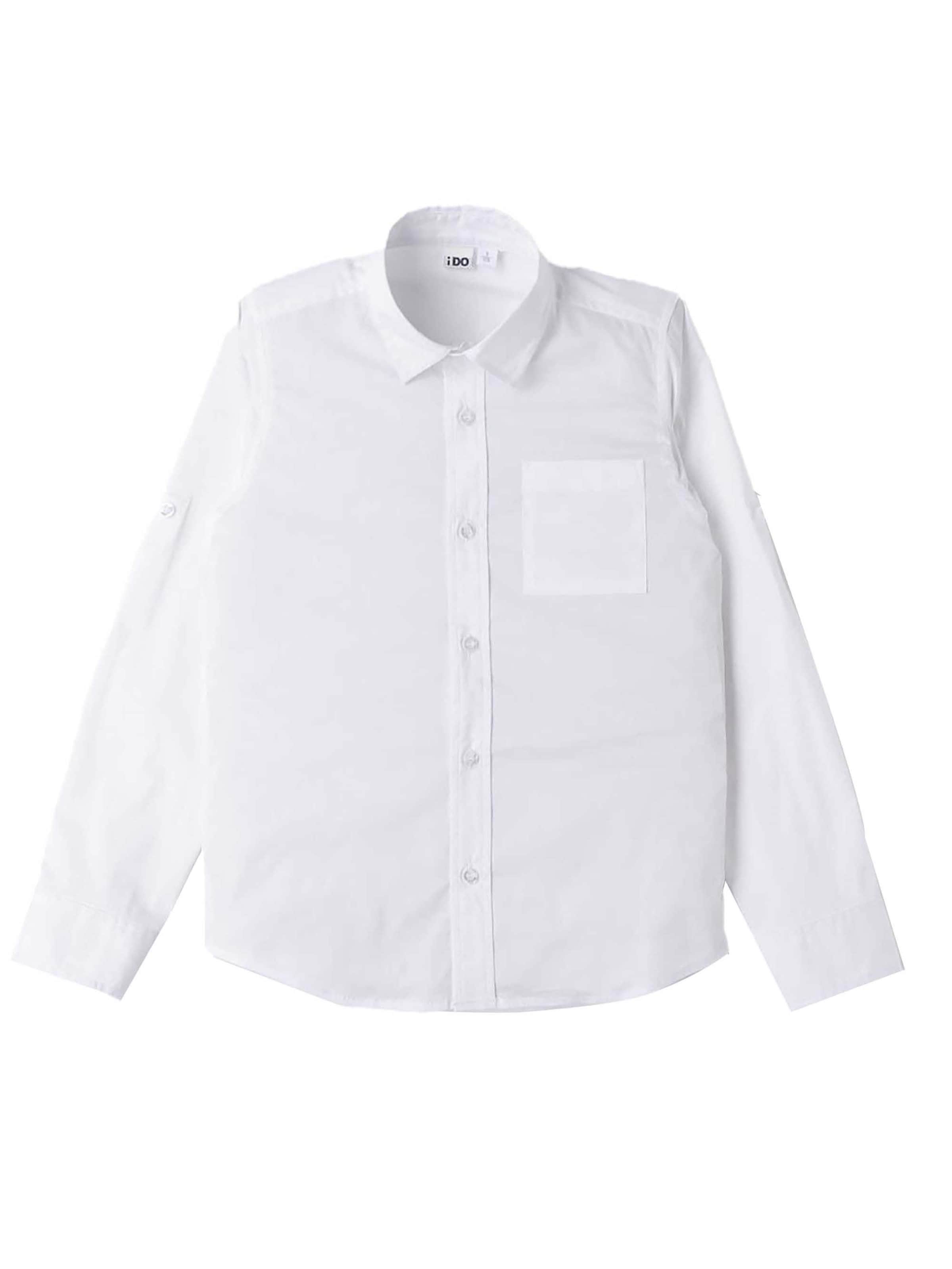 IDO COLLECTION Regular fit Overhemd 'Ml' in Wit: voorkant