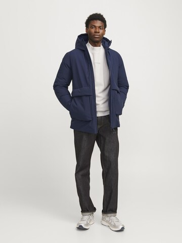 Parka mi-saison 'JCOCharlie' JACK & JONES en bleu