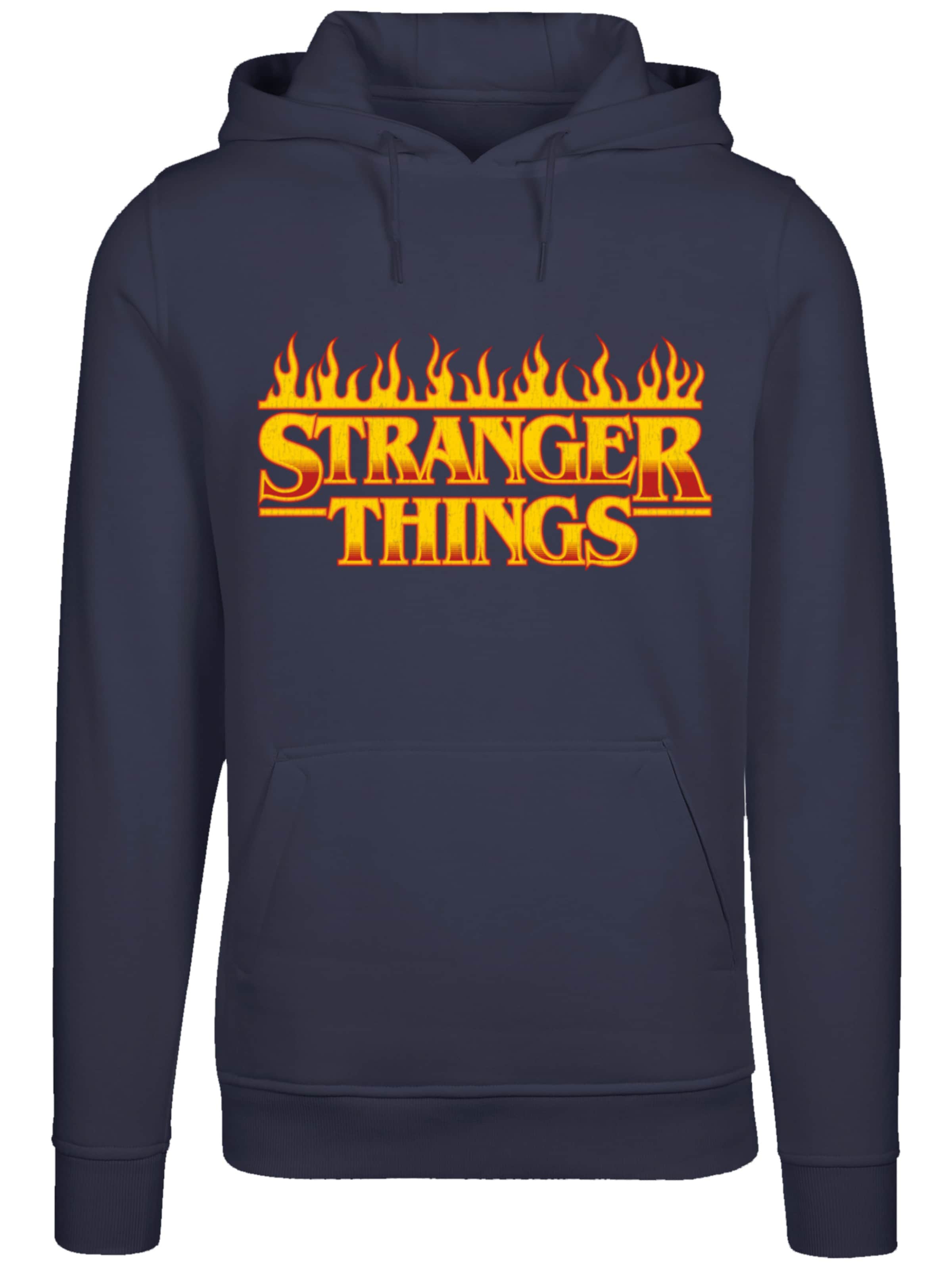 F4NT4STIC Sweatshirt 'Stranger Things Netflix TV Series' in Blauw: voorkant