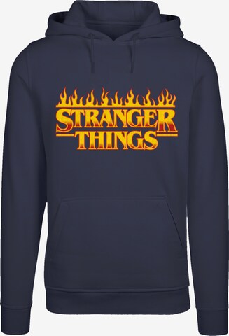 F4NT4STIC Sweatshirt 'Stranger Things Netflix TV Series' in Blue: front