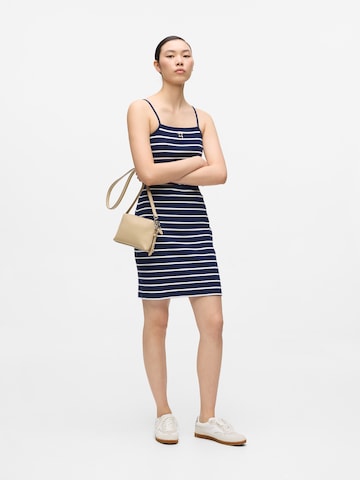 Karl Lagerfeld Summer dress ' Ikon Gestreiftes Jerseykleid ' in Blue