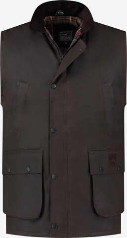MGO Vest 'Wilson' in Brown: front