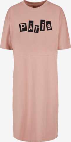 Merchcode Kleid 'Paris' in Pink: predná strana