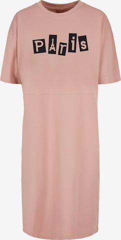 Merchcode Dress 'Paris' in Pink: front