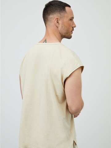 T-Shirt 'Theo' DAN FOX APPAREL en beige