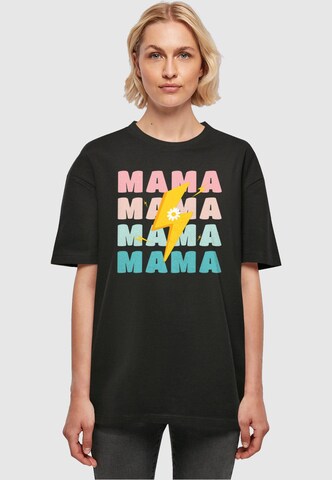 Maglietta 'Mothers Day - Mama' di Merchcode in nero: frontale