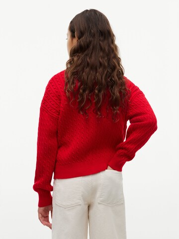TOMMY HILFIGER Knit cardigan in Red