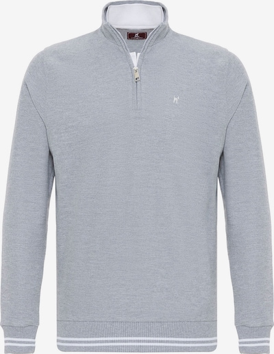 Williot Pulover u siva / svijetlosiva / siva melange / bijela, Pregled proizvoda