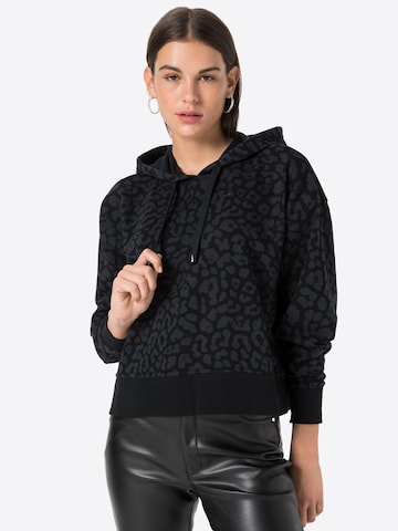 NIKE Sportief sweatshirt 'Get Fit' in Zwart: voorkant