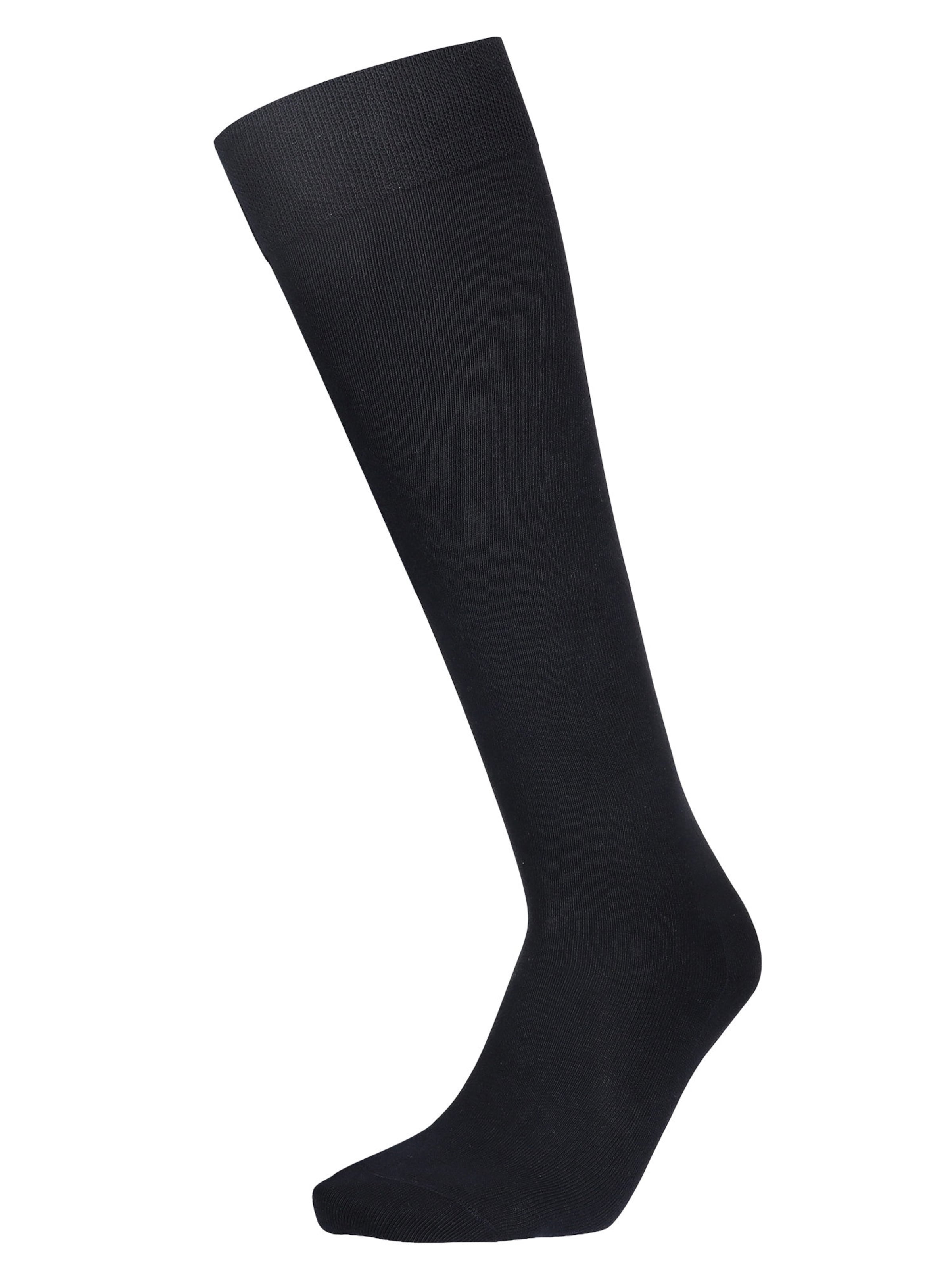Chaussettes montantes Hudson en bleu : devant