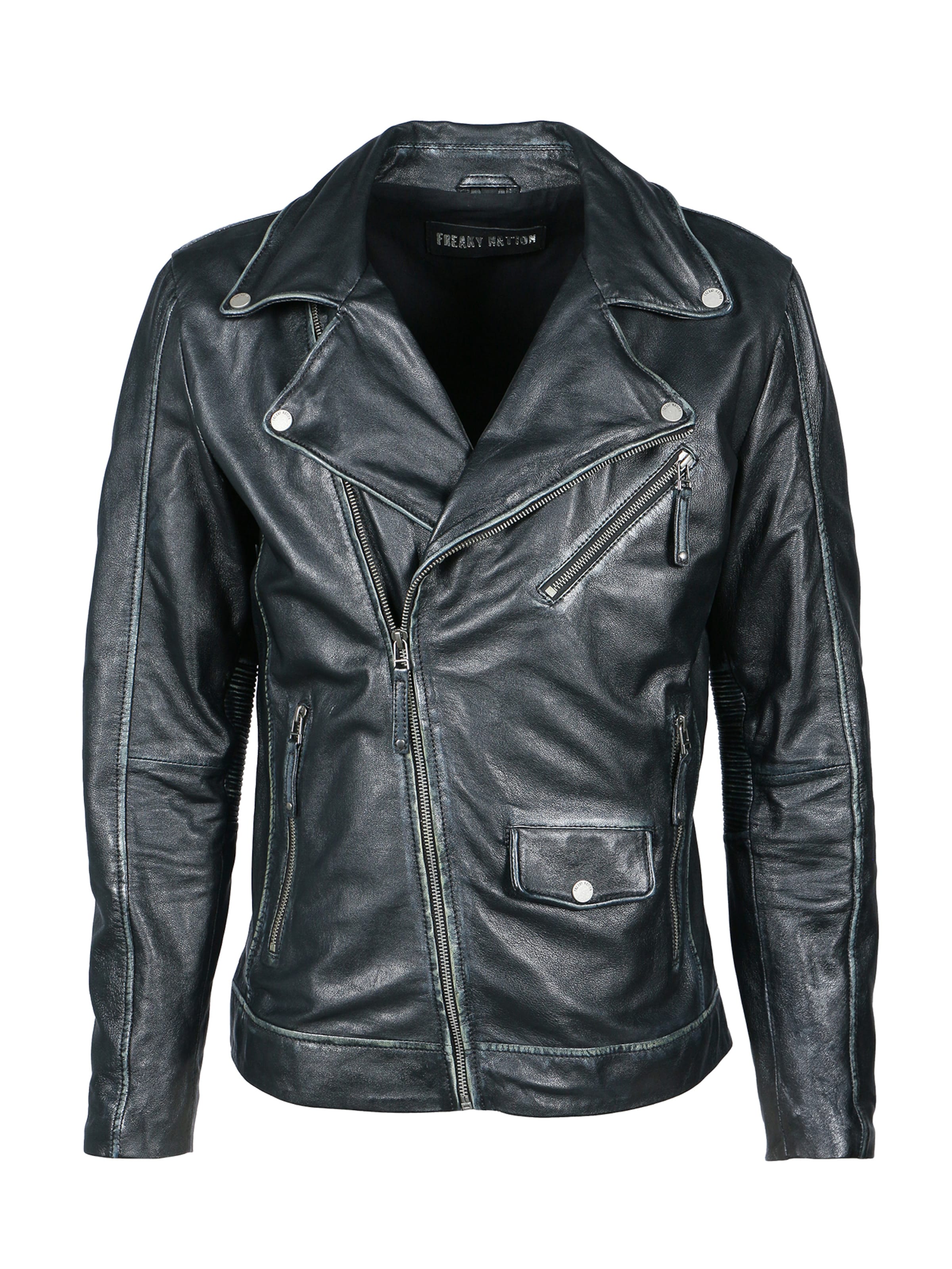 Veste mi-saison 'Mr.Buzz' FREAKY NATION en noir : devant