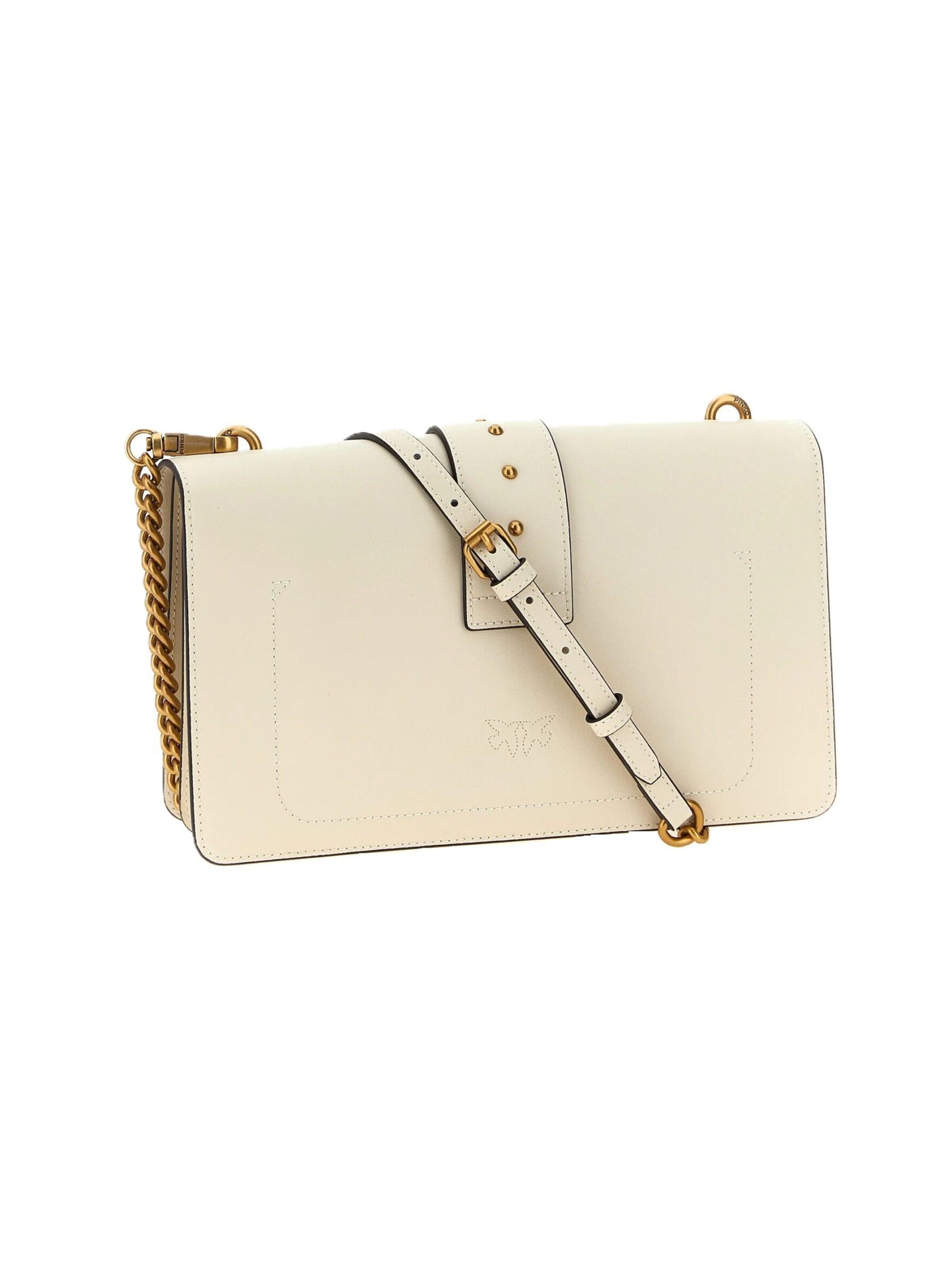 Borsa a spalla '105857 A0F1' di PINKO in beige