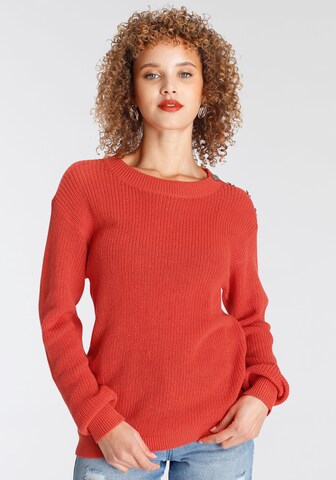Tamaris Sweater in Red: front