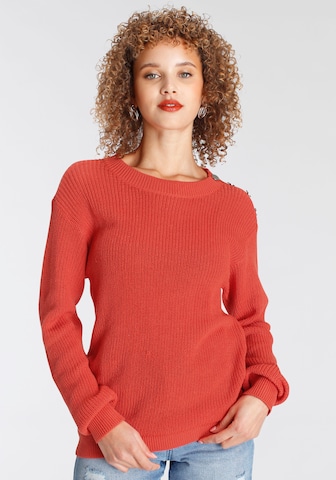 TAMARIS Sweater in Red: front