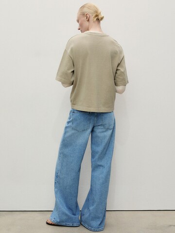 Wide leg Jeans 'Olivia' de la MANGO pe albastru