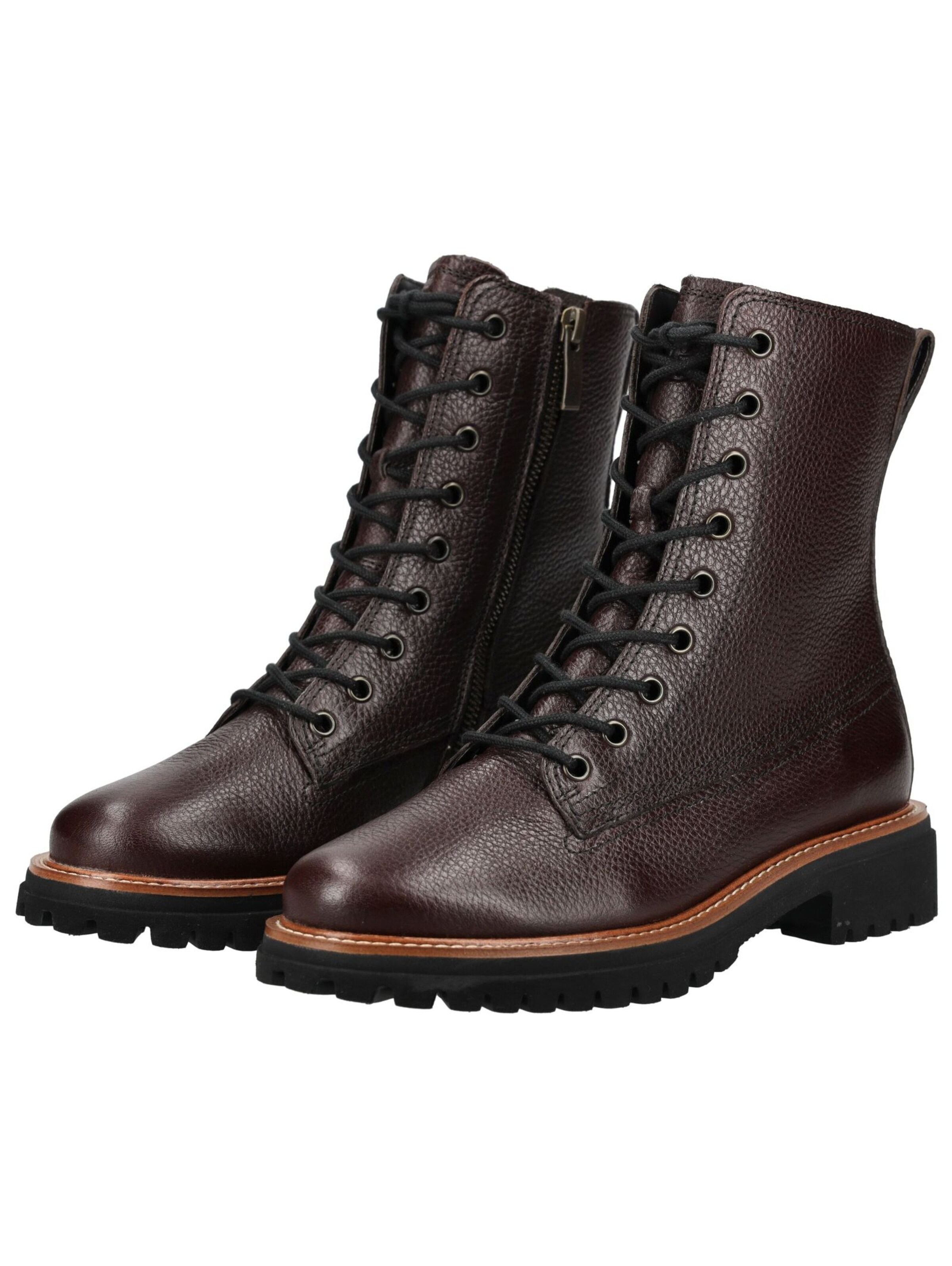 Paul Green Schnürstiefelette in Braun