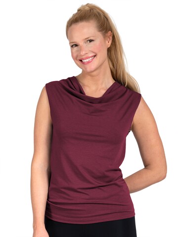 Magadi Sporttop 'Eva' in Rot: Vorderseite