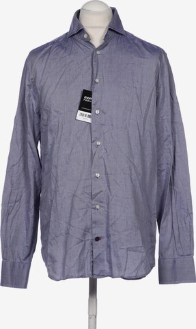 Tommy Hilfiger Tailored Button Up Shirt in L in Blue: front