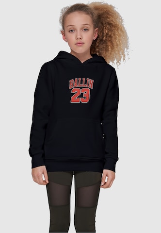 Sweat 'Ballin 23' Mister Tee en noir : devant