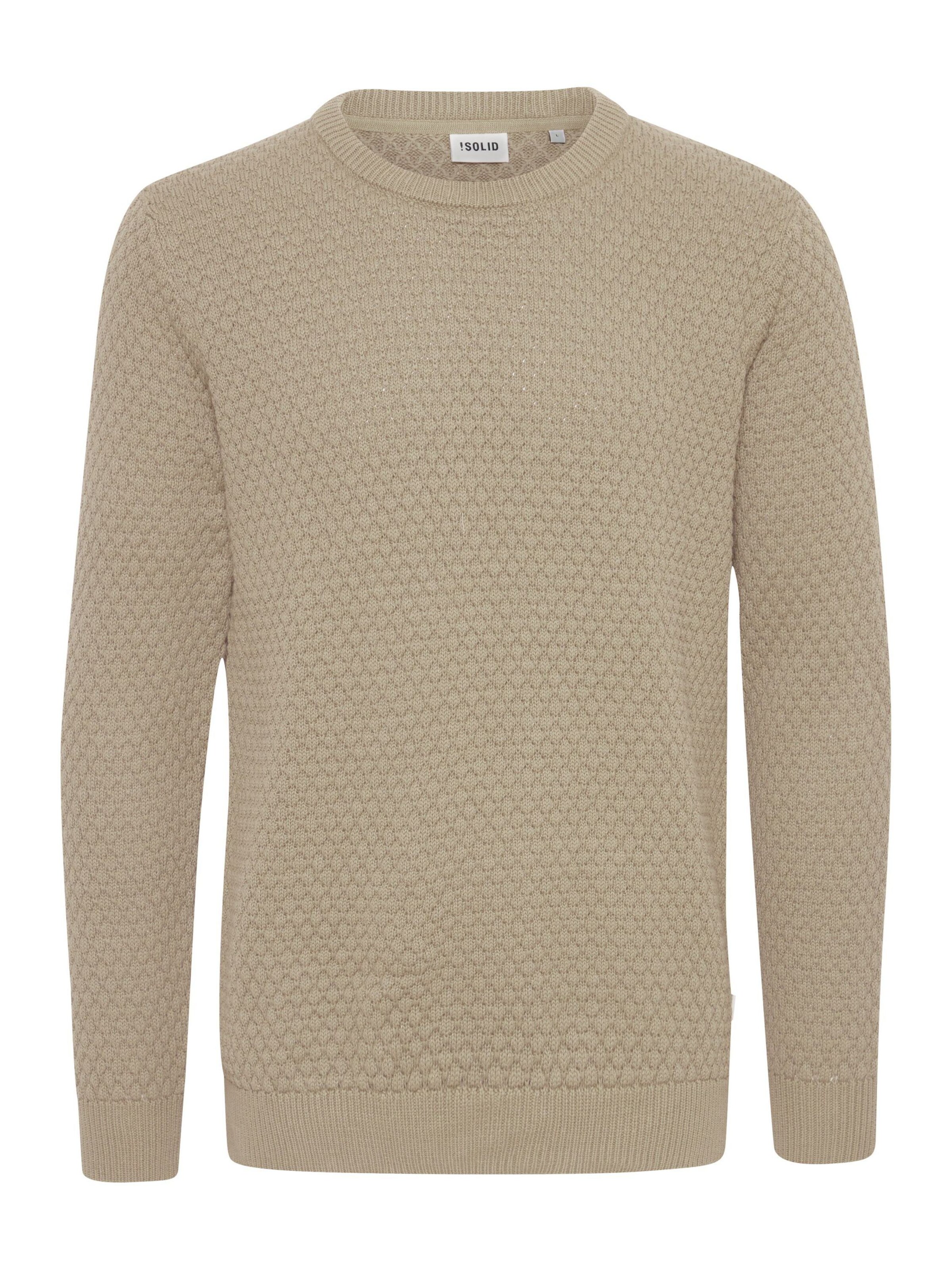 !Solid Pullover 'Clive' in Braun: Vorderseite
