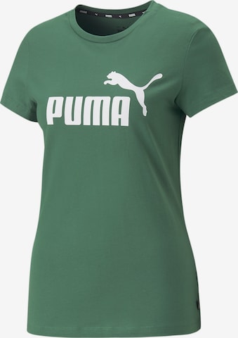 PUMA Performance Shirt 'Essential' in Green: front