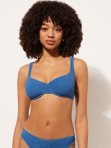 CALZEDONIA Balconette CRINKLE WAVES in Grau: Vorderseite