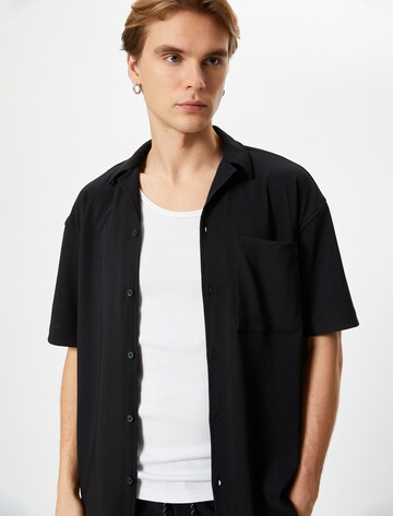 Koton Regular fit Overhemd in Zwart