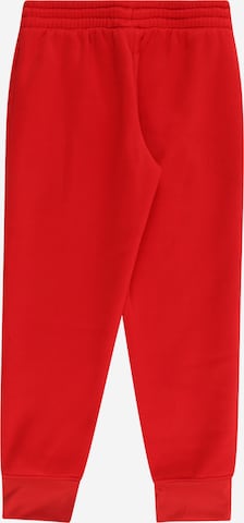 Effilé Pantalon de sport Jordan en rouge
