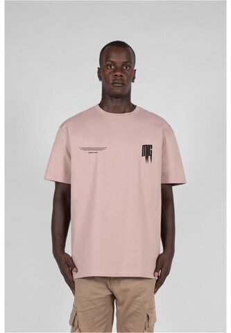 MJ Gonzales T-shirt i rosa: framsida
