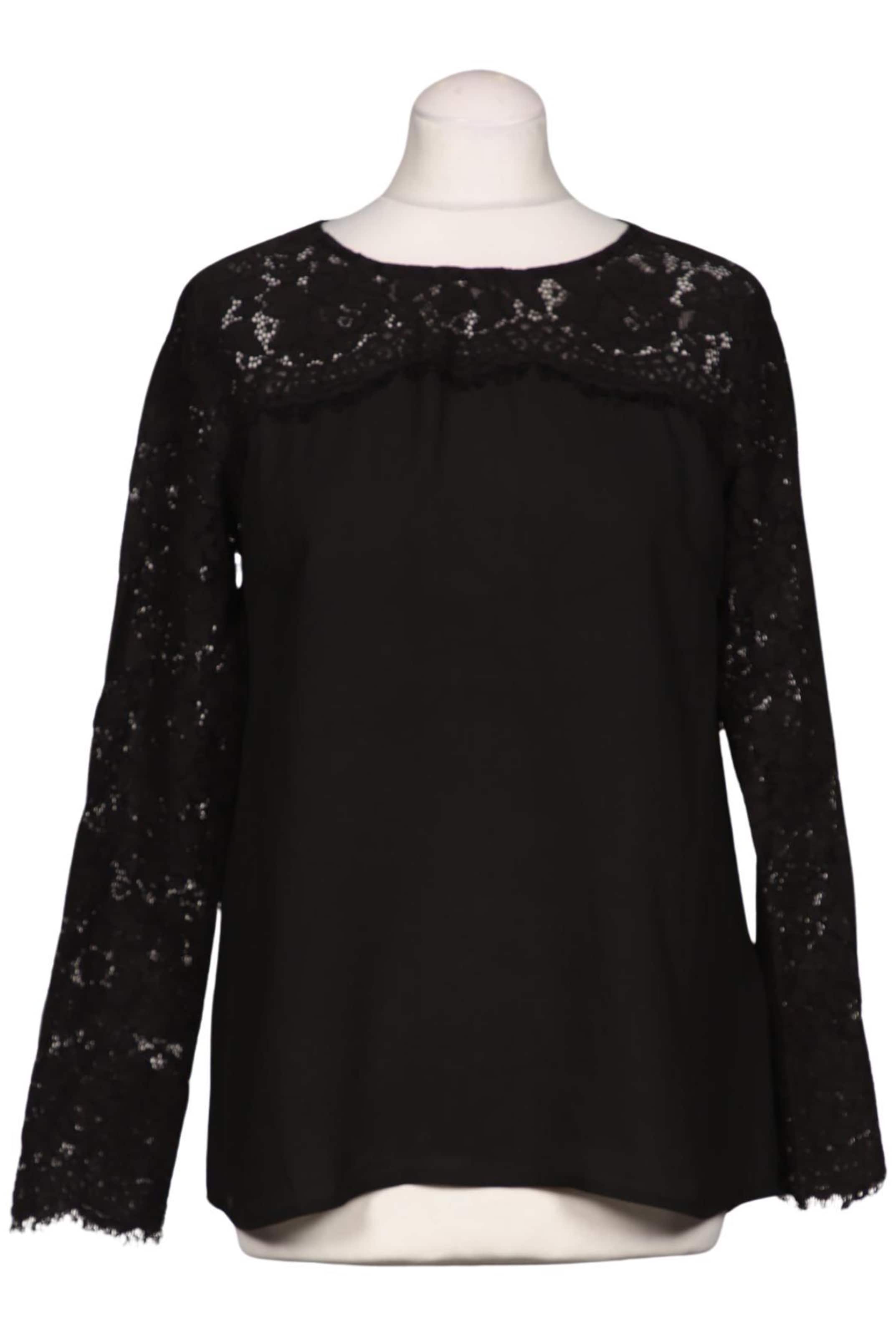 DARLING HARBOUR Bluse S in Schwarz: Vorderseite