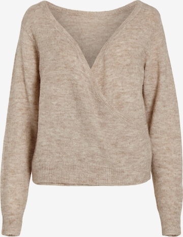 VILA Sweater 'JAMINA' in Beige: front