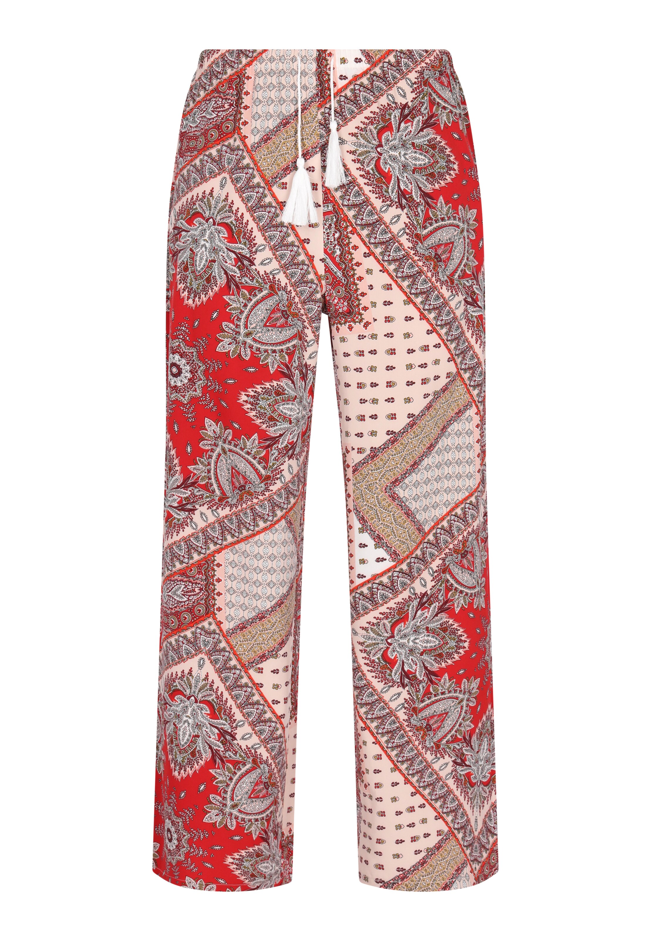 usha FESTIVAL Püksid beež / hall / punane, Tootevaade