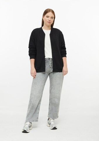 QS Sweat jacket in Black
